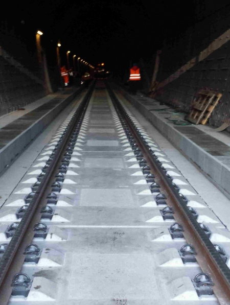 Bratislavský tunel, KRŽZ, koľ. č. 1 - realizácia