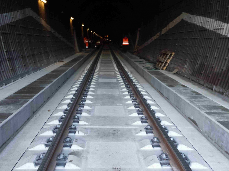 Bratislavský tunel, KRŽZ, koľ. č. 1 - realizácia