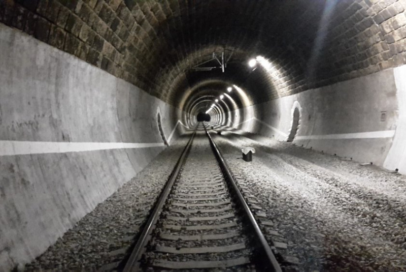  Referencie / Zvýšení traťové rychlosti v úseku Řikonín – Vlkov u Tišnova, Níhovský tunel - foto